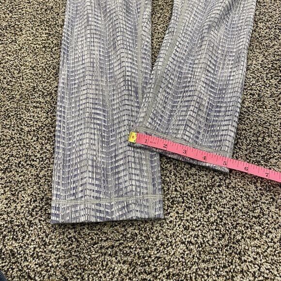LULULEMON 6 Wunder Under Gray Cropped 22” Running Capris Luon Arrow Battleship - Picture 10 of 16